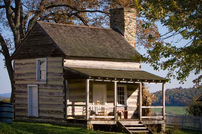 Log Cabin Building