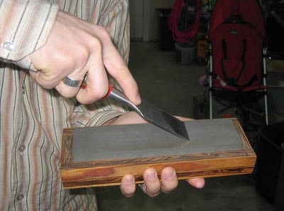 Chisel sharpening