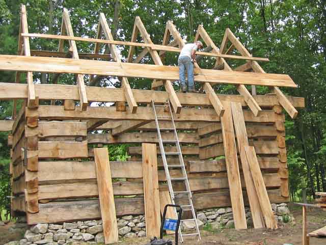 Log Cabin Roof